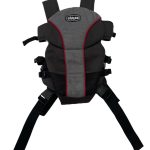 Địu Chicco Ultrasoft màu ghi đen (size: sơ sinh -> 11.4kg)
