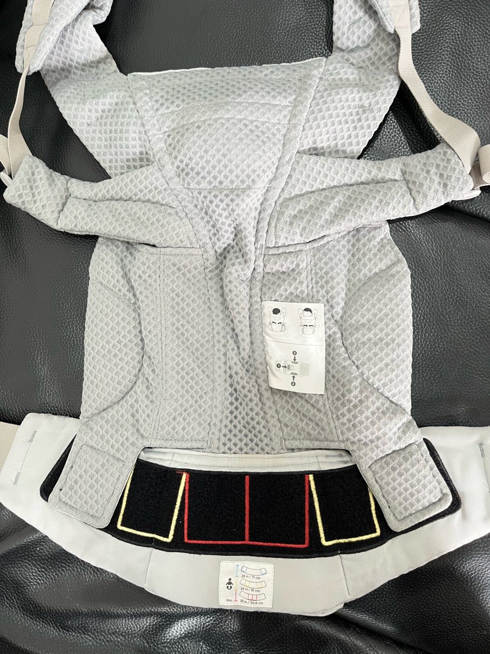 Địu Ergobaby Omni Breeze, Pearl Grey (size: 3kg2→20kg~ 0→48m) - Ảnh 15