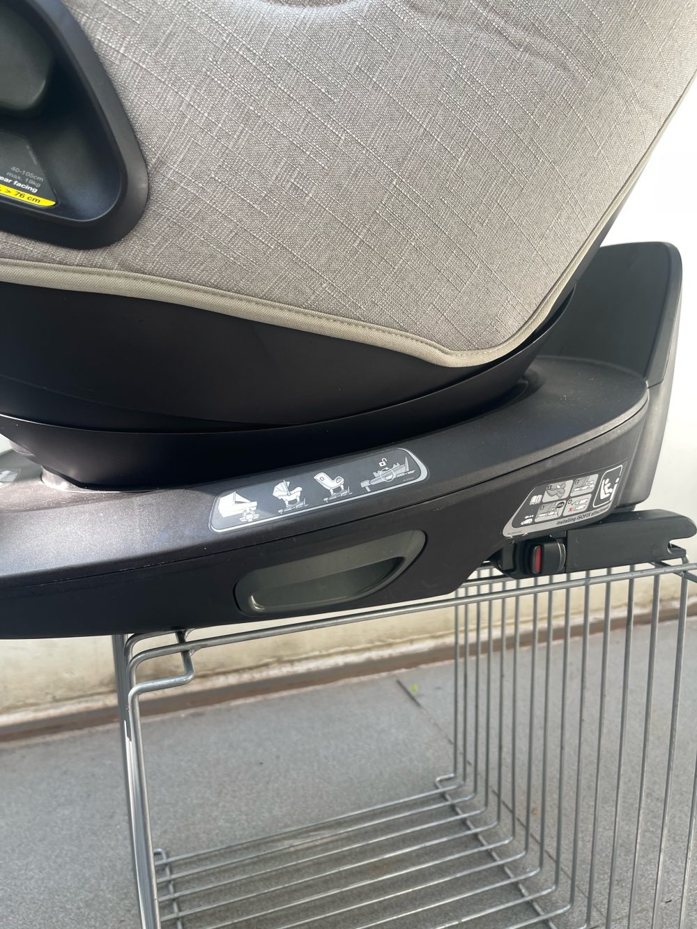 Ghế ngồi ô tô Nuna told next màu xám và base next ( size: sơ sinh-> 25kg) - Ảnh 5
