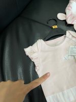 Set bodysuit, quần dài và mũ Mothercare màu hồng (size:9→12m) - Ảnh 9