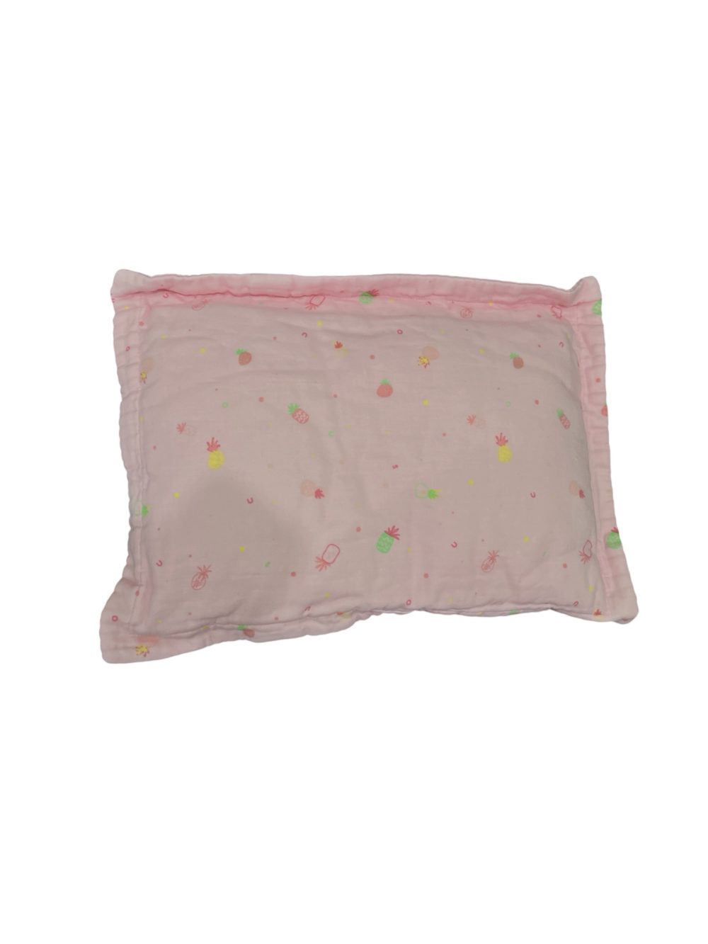 Gối bông Nous màu hồng hoạ tiết trái thơm ( size: 0m+) - Ảnh 1
