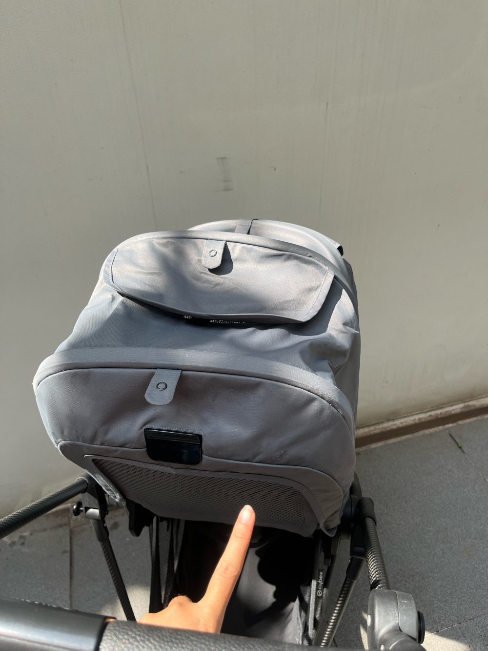 Xe đẩy Cybex melio carbon 3 màu xám ( size: sơ sinh-> 15kg) kèm đệm sơ sinh - Ảnh 21