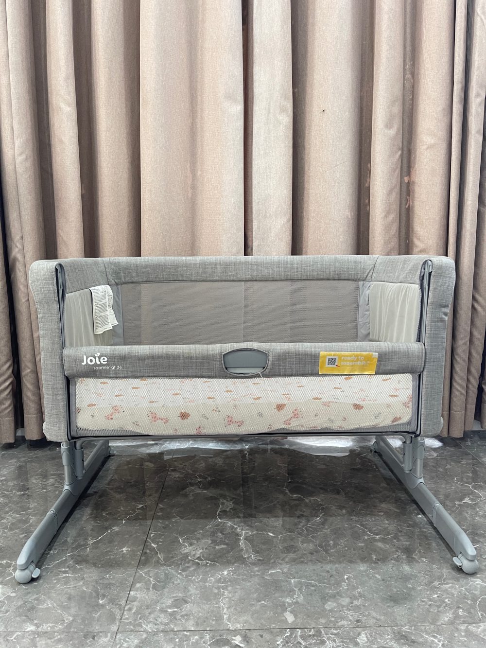 Nôi ngủ Joie Roomie Glide Foggy màu xám (tối đa 9kg) - Ảnh 3