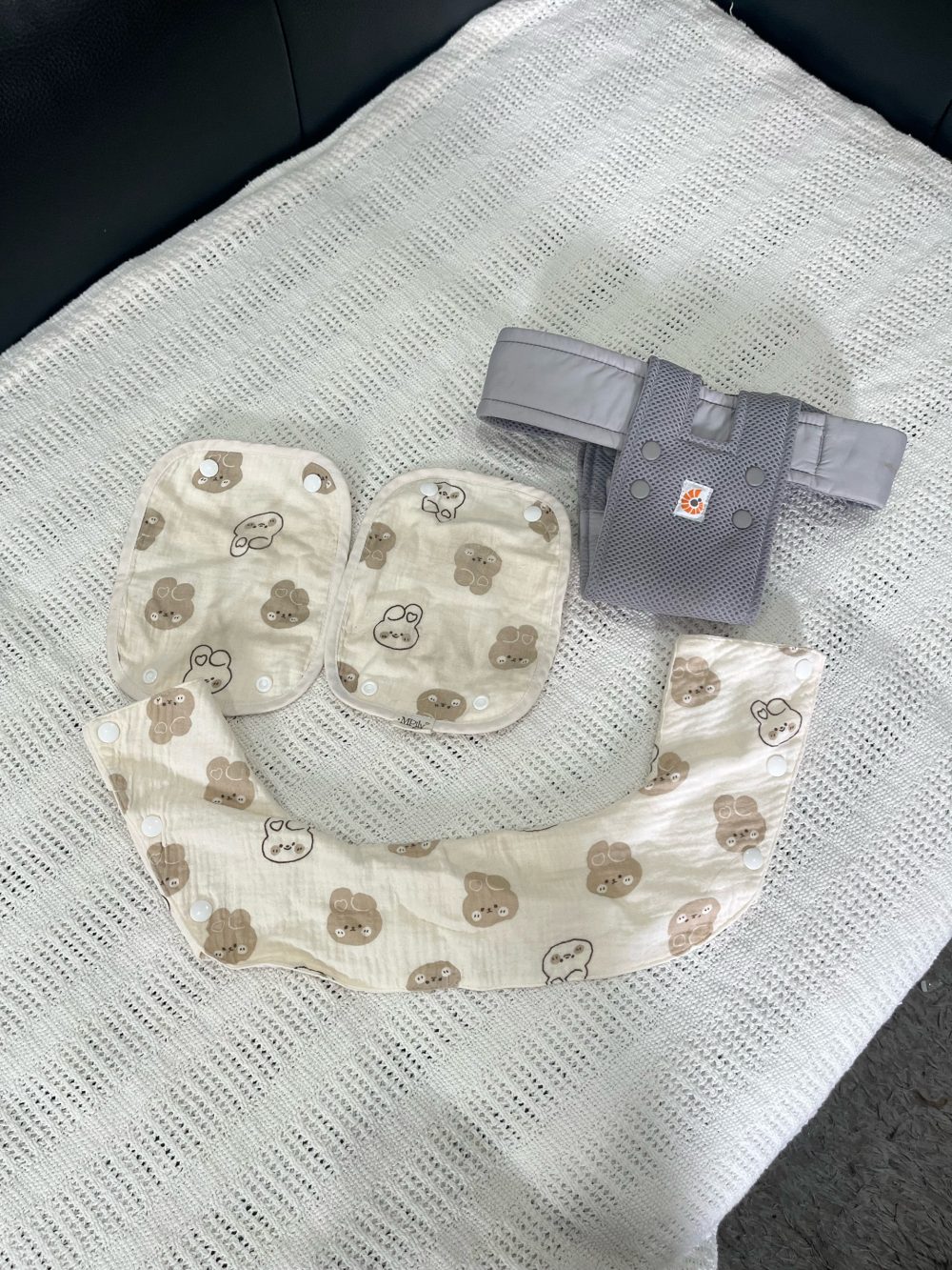 Địu Ergobaby Omni 360 Cool Air Mesh, Classic Weave( size: 3kg2->20kg~ 0->48m) tặng kèm choàng địu, yếm địu - Ảnh 20