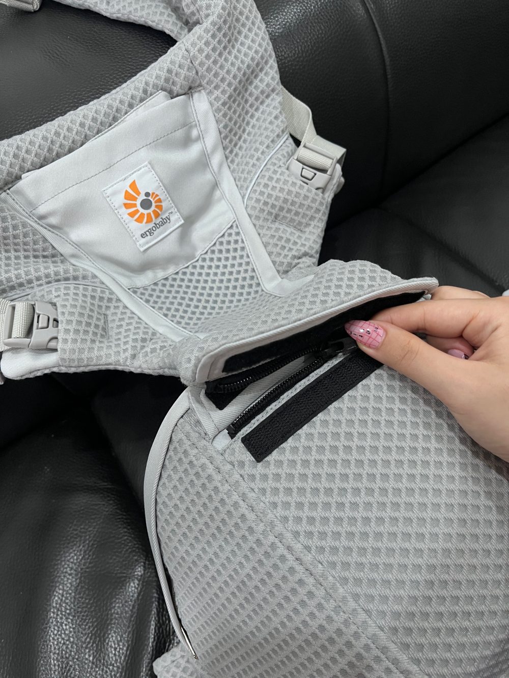 Địu Ergobaby Alta Hip Seat, Pearl Grey (4→48m~5.5→20.4kg) - Ảnh 18