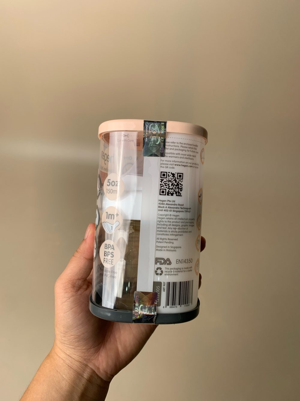 Bình sữa Hegen PPSU 150ml ( 1m+, mới 100%) - Ảnh 4