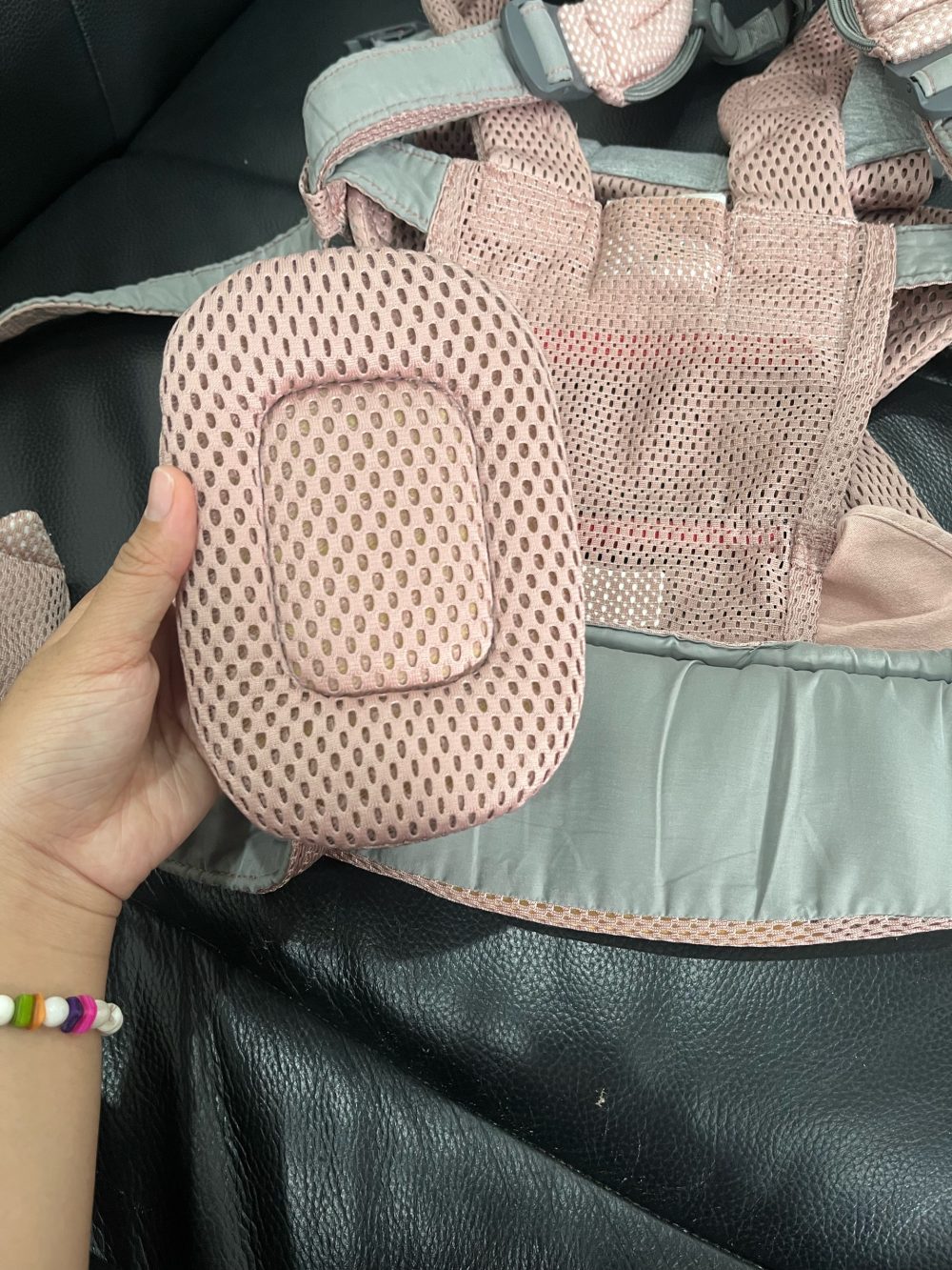 Địu Baby Bjorn Harmony dusty pink (size: 0->3y ~ 3kg2->15kg) - Ảnh 11