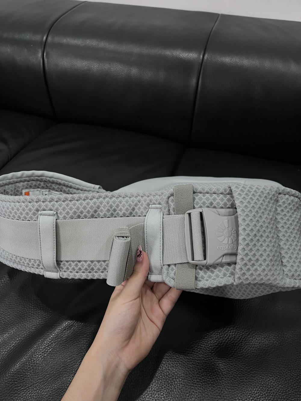 Địu Ergobaby Alta Hip Seat, Pearl Grey (4→48m~5.5→20.4kg) - Ảnh 12