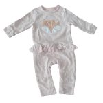 Bộ liền thân Mothercare hoạ tiết chấm bi màu hồng (6m-9m)