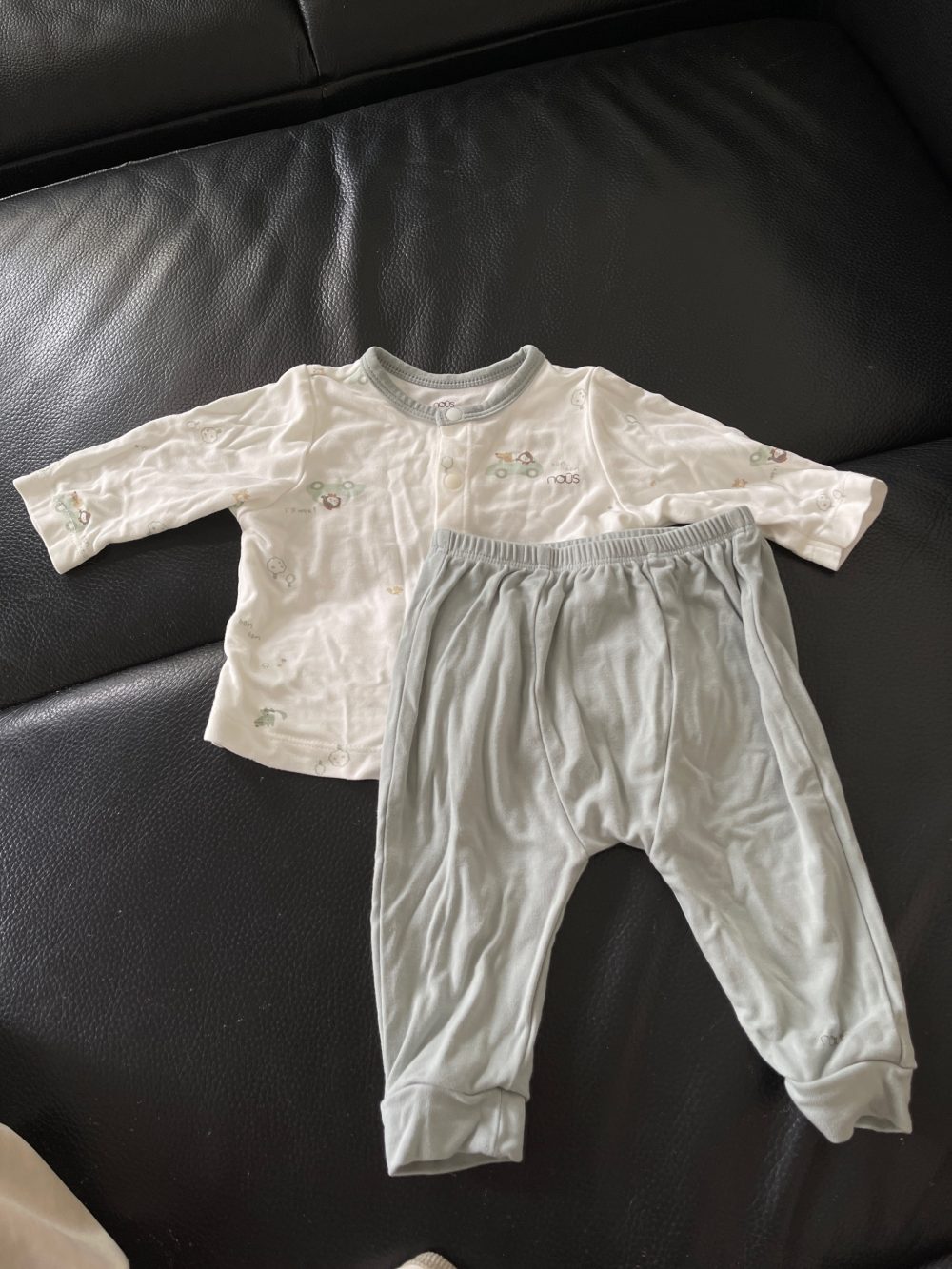 Set bộ tay dài và bodysuit Nous (size: 0->3m) - Ảnh 2