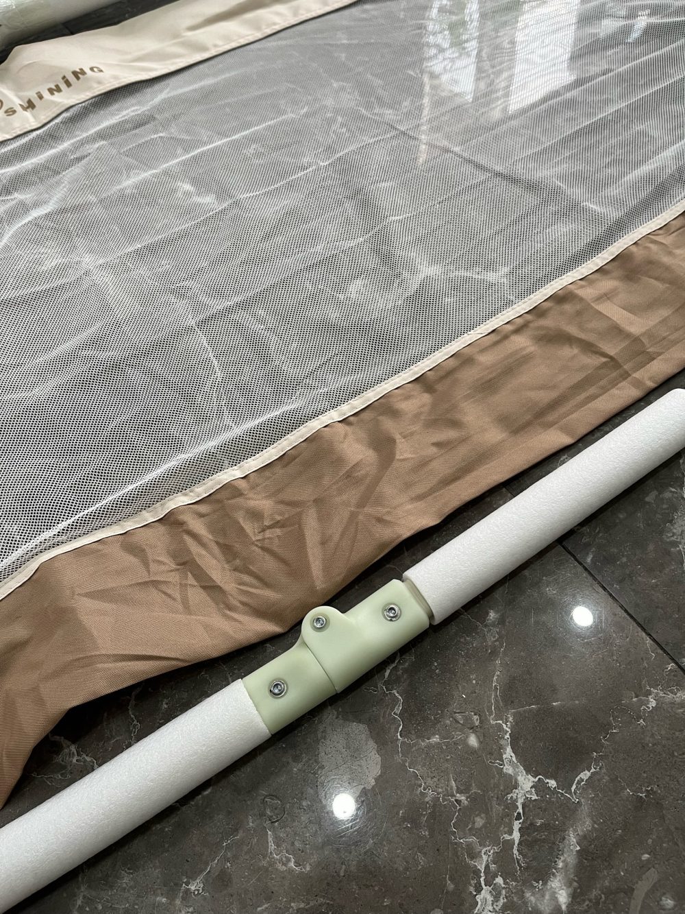 2 thanh chắn giường Pakey màu nâu be (KT: 2mx70cm) - Ảnh 4