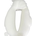 Gối thỏ Raras vải bamboo màu trắng ( size: 2m→2y)