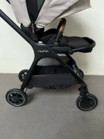 Xe đẩy Nuna triv màu xám be khung đen ( size: 0->22kg, full box) kèm cúp holder và adapter - Ảnh 4