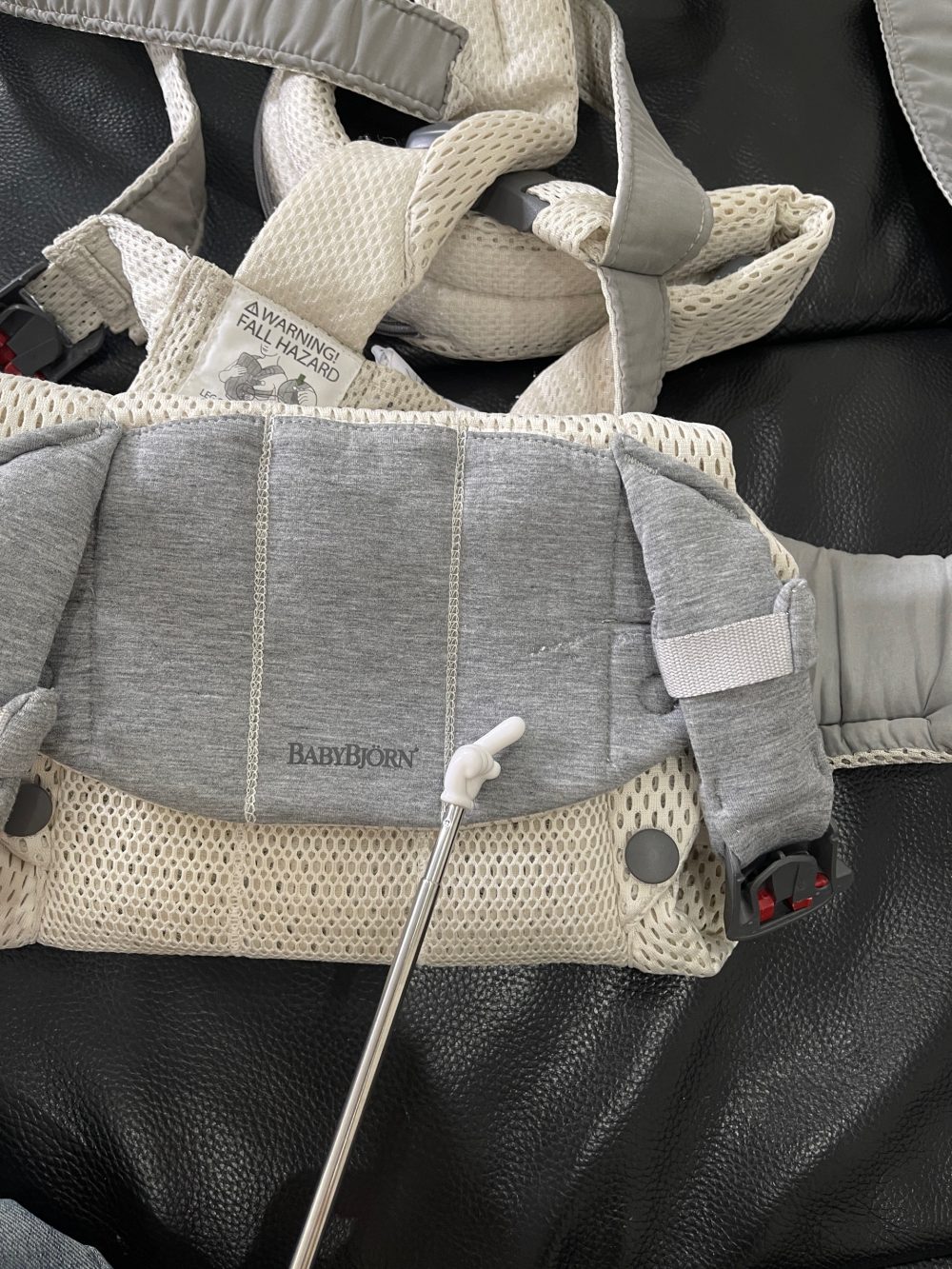 Địu Baby Bjorn màu kem (0->3y, tối đa 15kg, full box) - Ảnh 13