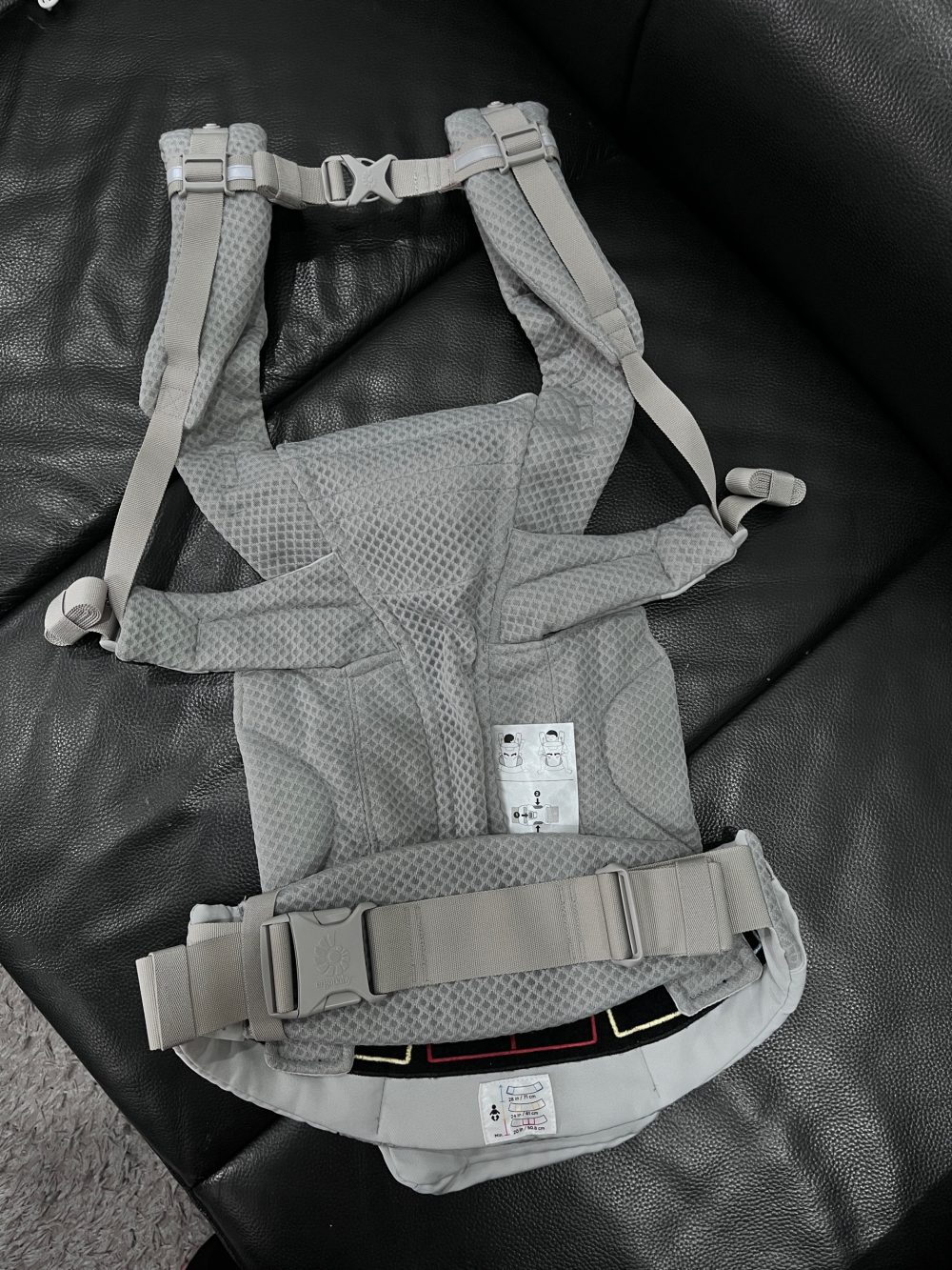 Địu Ergobaby Omni Breeze màu xám (0→4y ~ 3,2→20kg) - Ảnh 8
