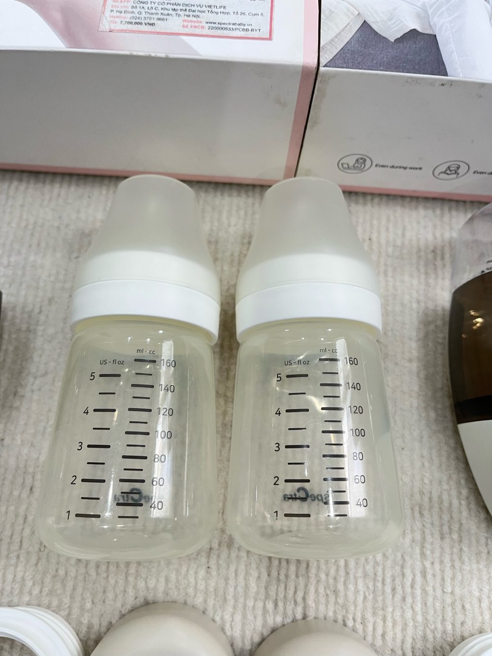 Bộ 2 máy hút sữa rảnh tay không dây Spectra Wearable ( full box) - Ảnh 17