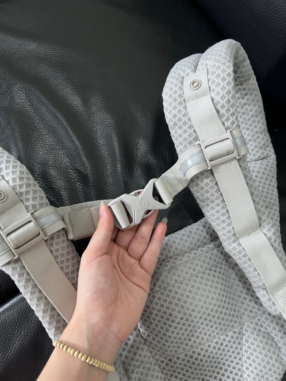 Địu Ergobaby Alta Hip Seat, Pearl Grey( size: 5kg5->20kg ~ 4->48m) full box - Ảnh 15