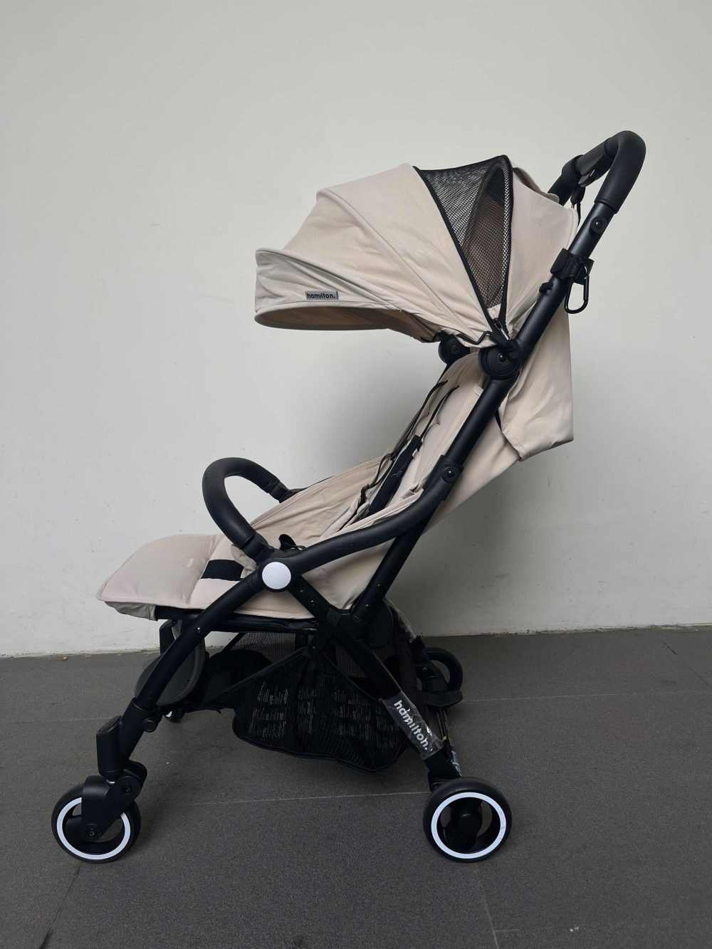 Xe đẩy Hamilton x1 plus màu be (size: sơ sinh->20kg ) - Ảnh 10
