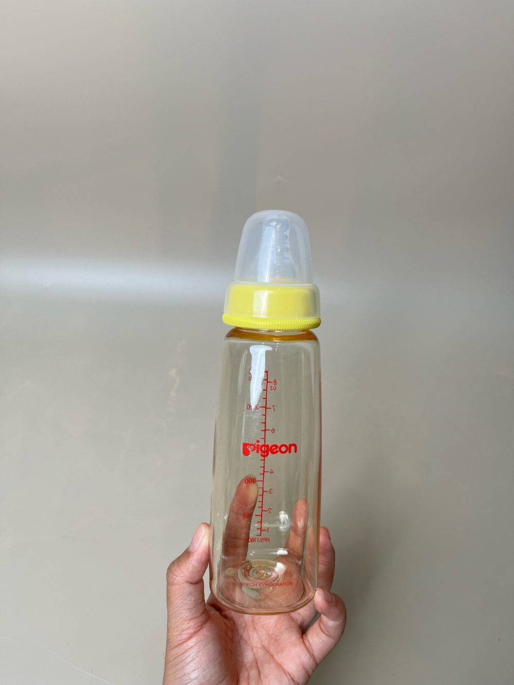 Set 2 bình sữa PPSU cổ hẹp Pigeon 160ml, 240ml ( no box) kèm núm ti size 4m+ - Ảnh 8