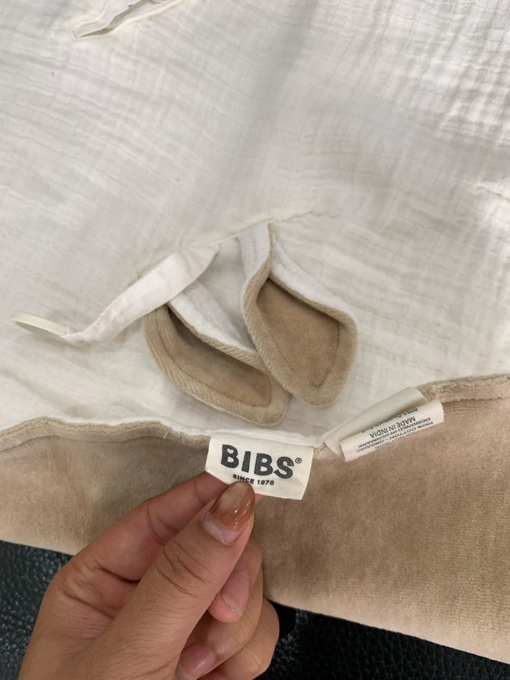 Set khăn ôm kanguru, khăn tắm BIBS, Htre (0m+) - Ảnh 7
