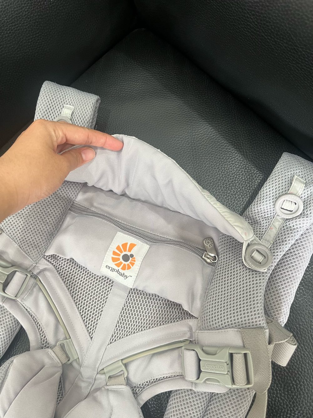 Địu Ergobaby Omni 360 Cool Air Mesh, Pearl Grey (size: 3kg2->20kg~ 0->48m) - Ảnh 6