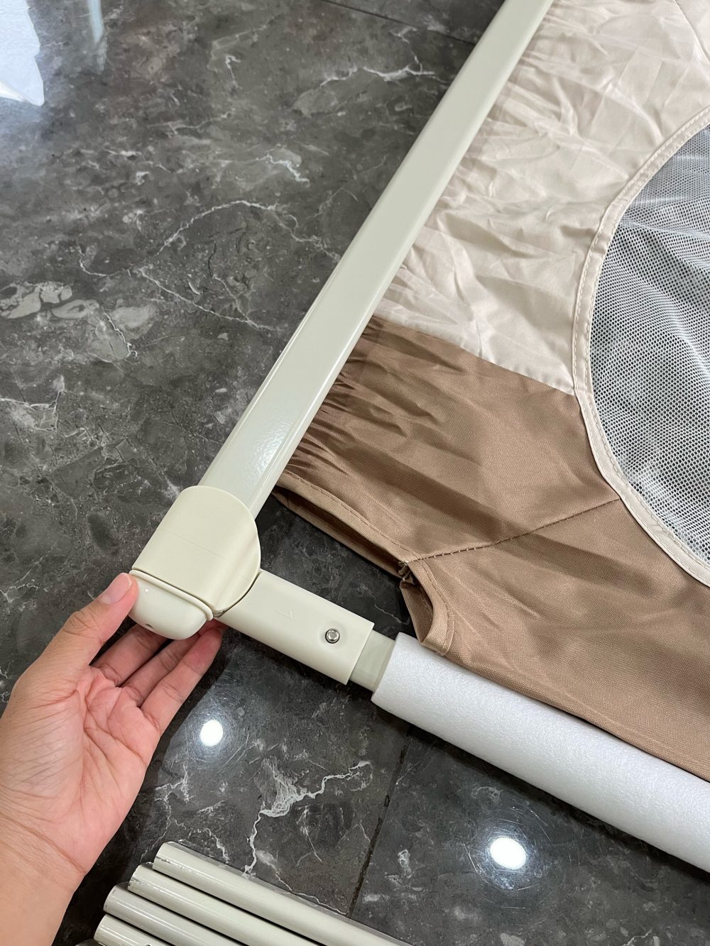 2 thanh chắn giường Pakey màu nâu be (KT: 2mx70cm) - Ảnh 11