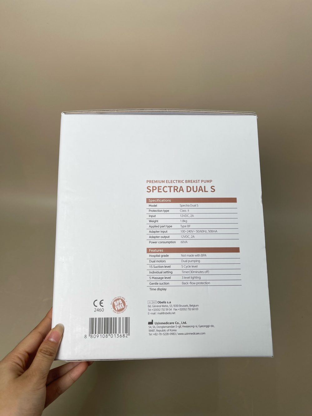 Máy hút sữa Spectra Dual S (full box) - Ảnh 21