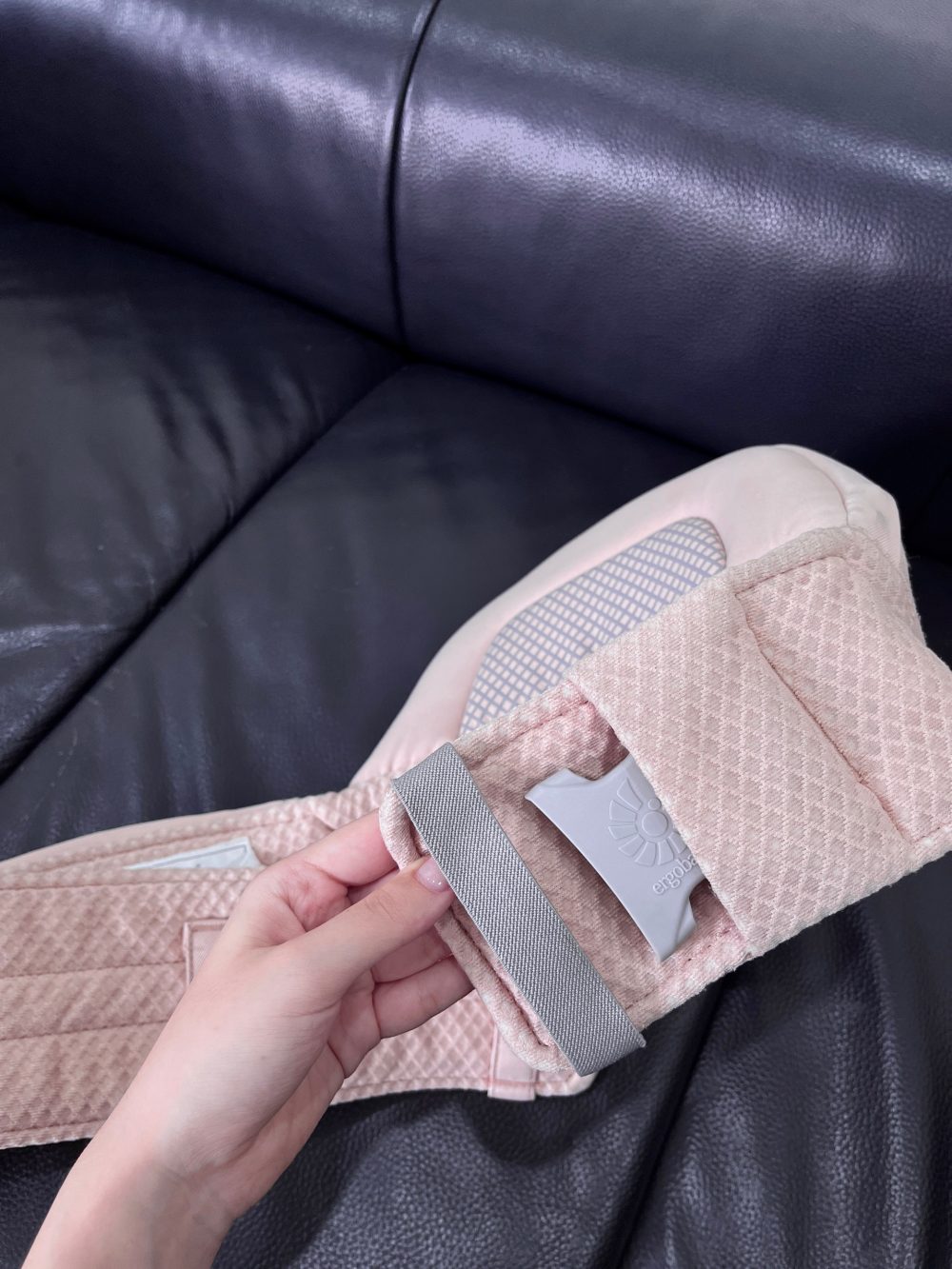 Địu Ergobaby Alta Hip Seat, Pink Quartz (4→48m, tối đa 20kg) - Ảnh 13