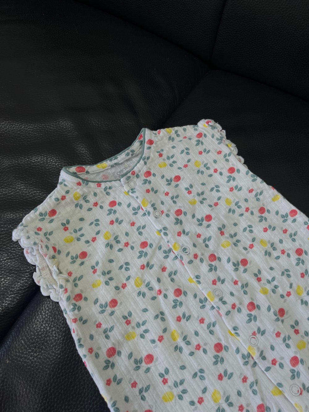 Set bodysuit, đồ bộ Obaibi màu trắng, xanh (size 18m) - Ảnh 9