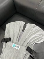 Địu vải BUBI Gen3 trợ lực vải cotton màu xám ( size: ) cho bé 0->2y~ 3kg5->14kg - Ảnh 6