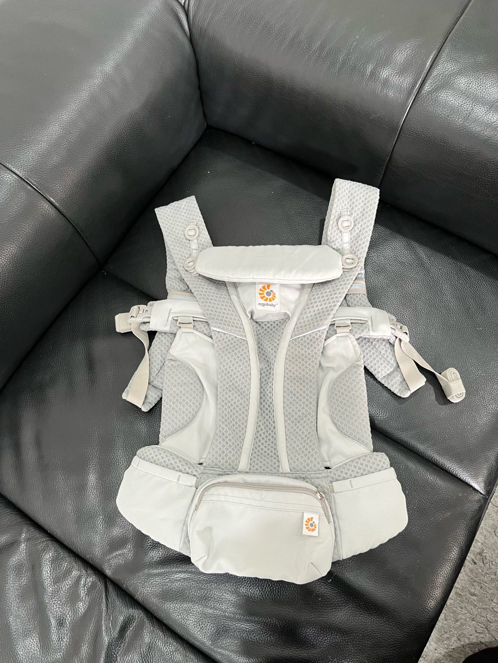 Địu Ergobaby Omni Breeze, Pearl Grey (size: 3kg2→20kg~ 0→48m) - Ảnh 11