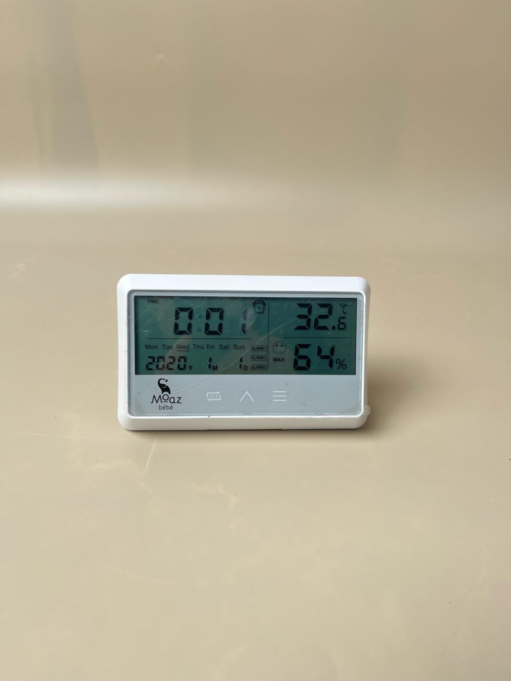 Nhiệt kế đo độ ẩm đa năng Moaz Bébé ( no box) - Ảnh 7