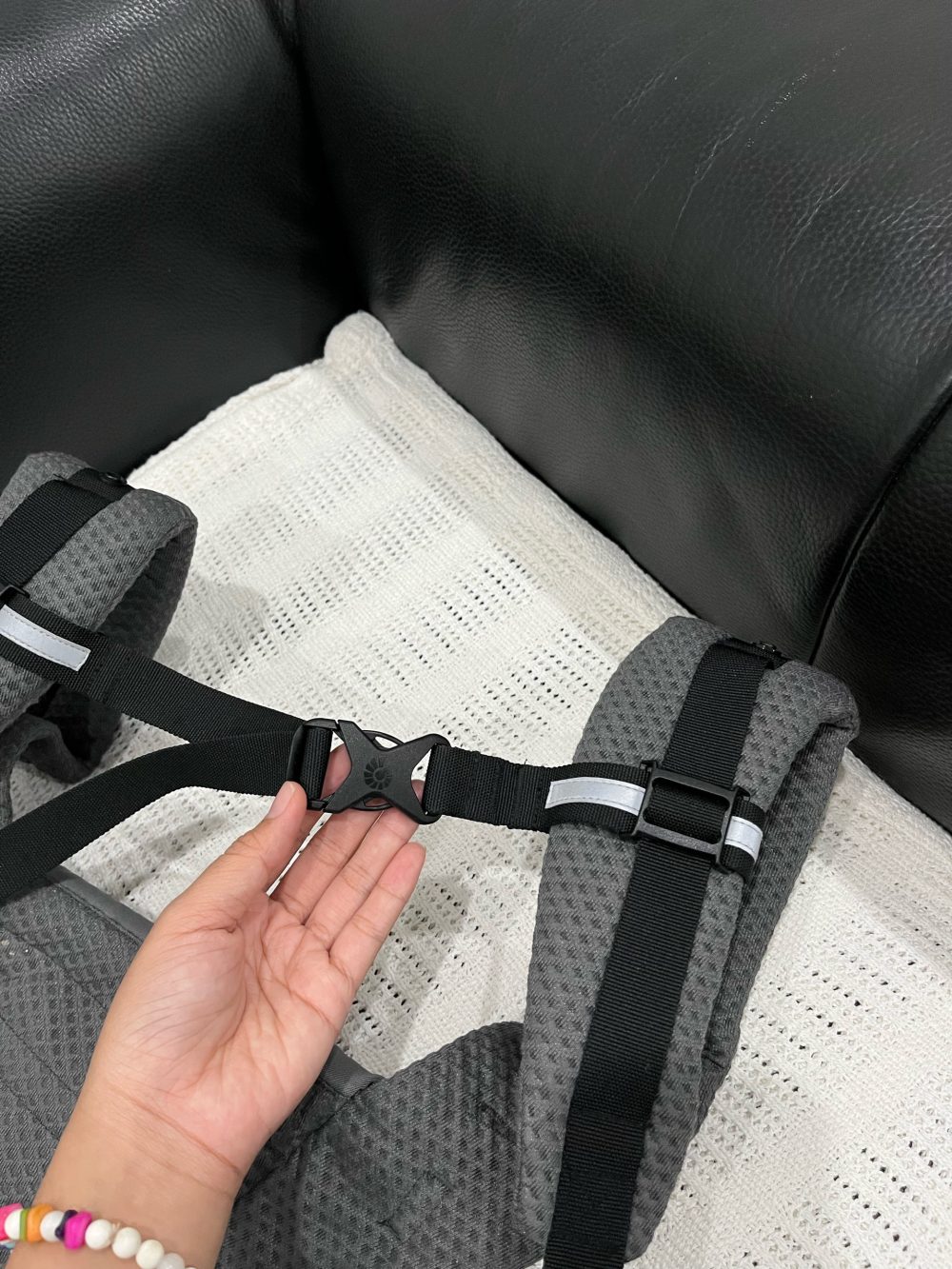 Địu Ergobaby Omni Breeze màu Graphite grey (size: 0->48m, tối đa 20kg) - Ảnh 2