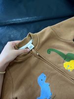 Sleepsuit hoạ tiết khủng long Minene màu nâu (size 12→18m) - Ảnh 8