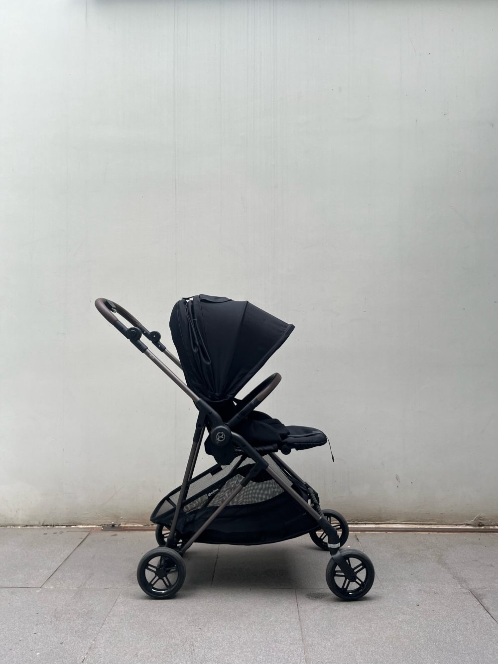 Xe đẩy Cybex melio TPE màu magic black - seal VNQ (Size: sơ sinh->3y, tối đa 15kg) full box - Ảnh 4