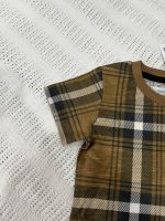 Áo thun cotton kẻ caro đen Next baby màu nâu (size:9/12m,12/18m,18/24m,2/3y) - Ảnh 4