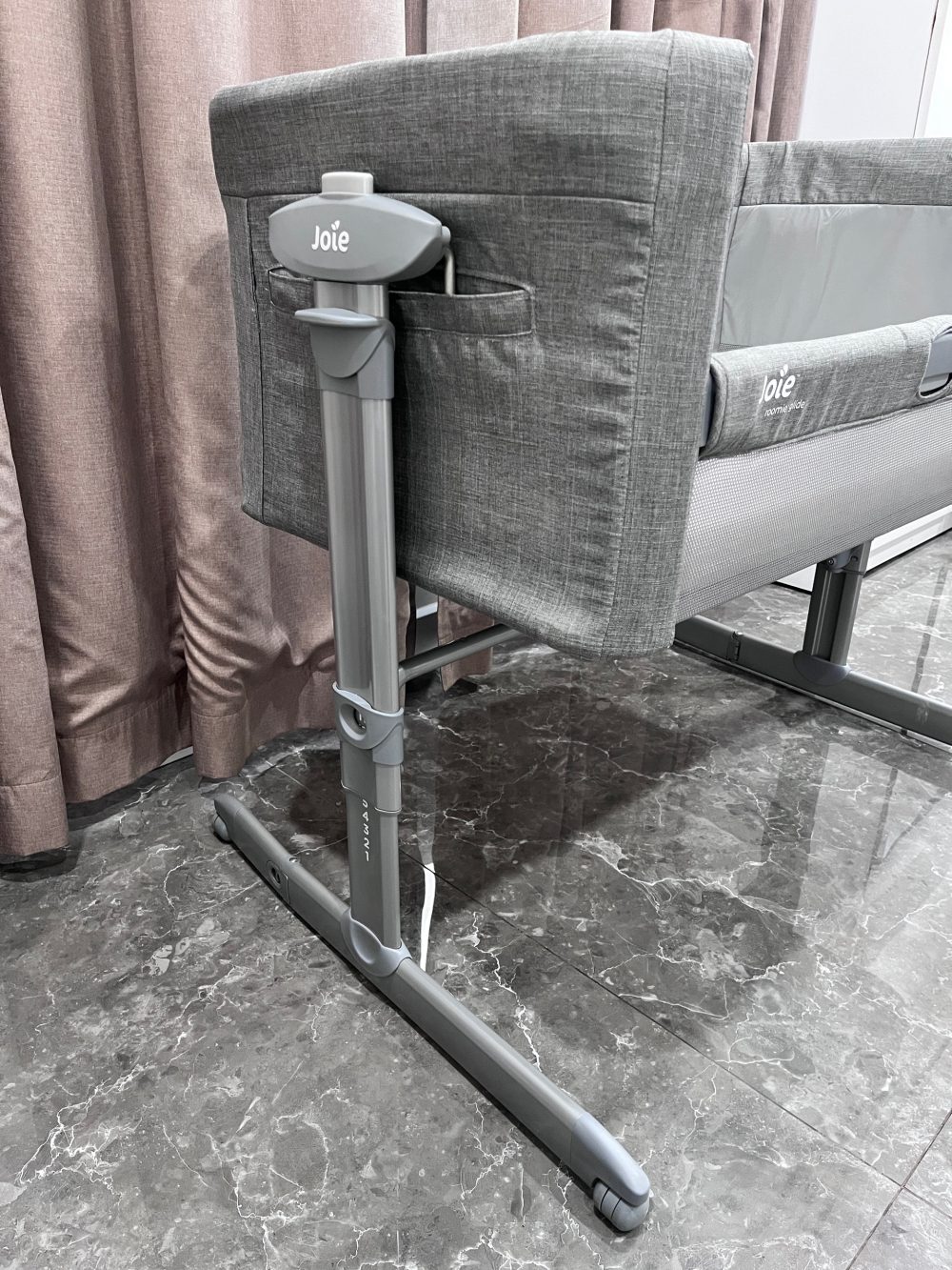 Nôi ngủ Joie Roomie Glide Foggy màu xám (tối đa 9kg) - Ảnh 4