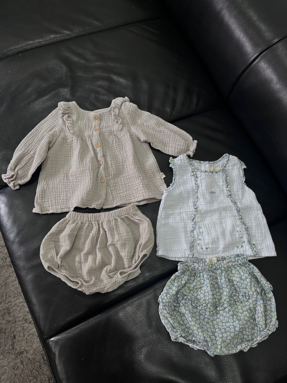 Set 2 đồ bộ cotton Verdaubet màu be, Abetta màu xanh (12→18m) - Ảnh 20