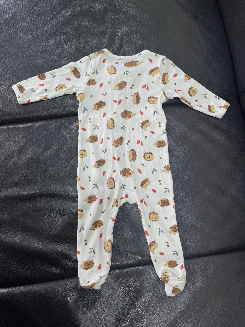 Sleepsuit Nordstrom màu trắng tặng kèm set dài tay Nous màu trắng (3→6m) - Ảnh 2