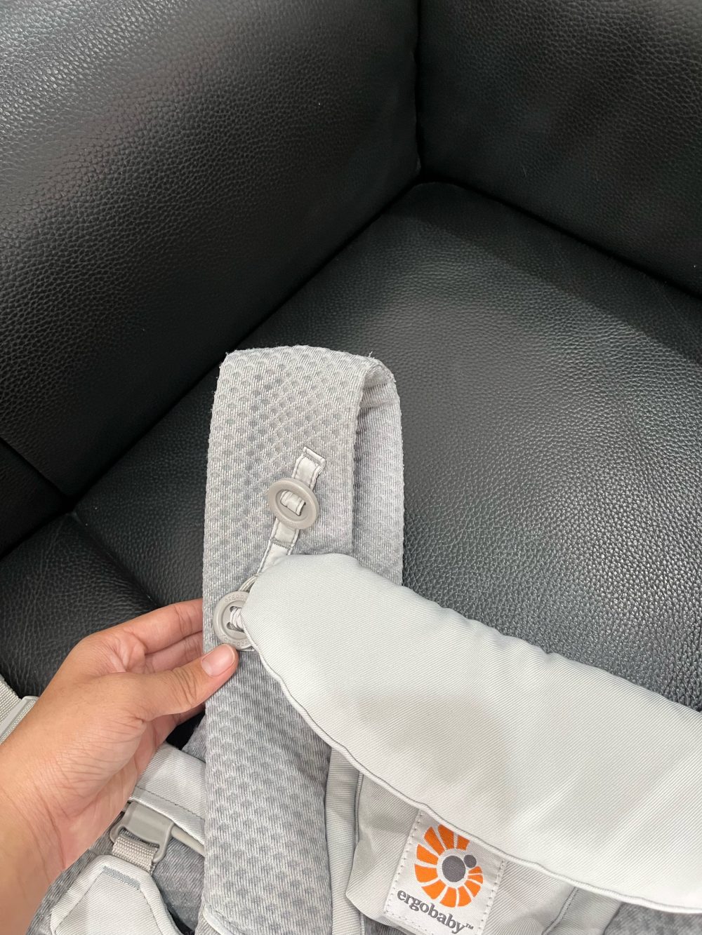 Địu cho bé Ergobaby Omni Breeze, Pearl Grey ( size: 3kg2->20kg~ 0->48m) - Ảnh 4