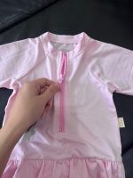 Swimsuit dài tay màu hồng kèm mũ Nanci (size 11→13kg) - Ảnh 3