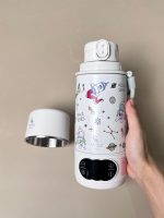 Bình đun nước cầm tay Moaz BéBé màu trắng (no box) - Ảnh 3