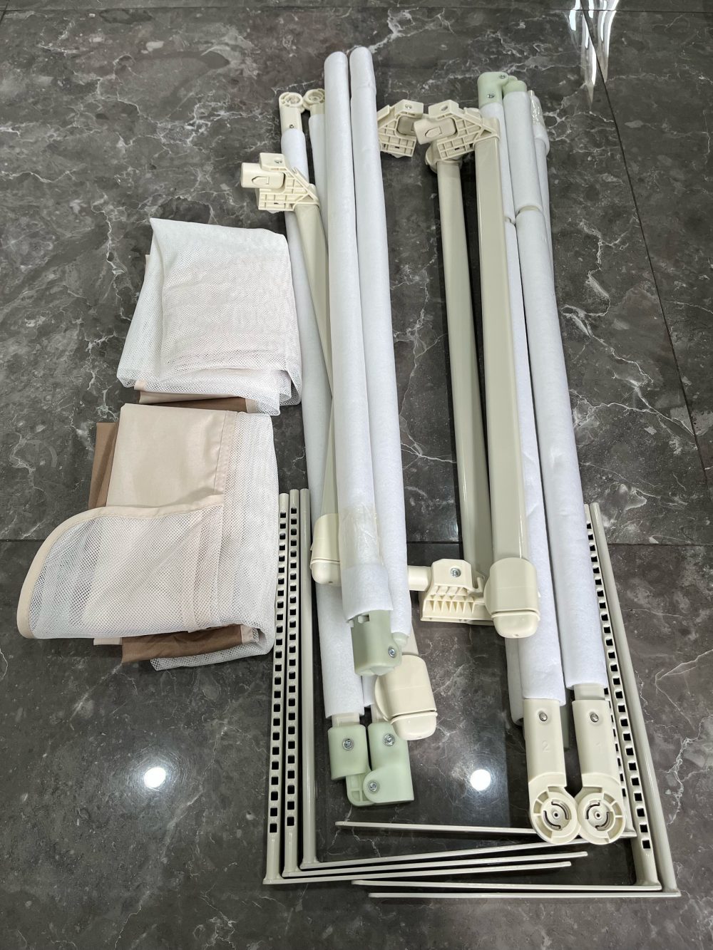 2 thanh chắn giường Pakey màu nâu be (KT: 2mx70cm) - Ảnh 9