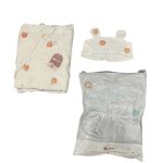 Quấn chũn sơ sinh tặng kèm che thóp Unbee hoạ tiết capypara ( size: 0->3m)