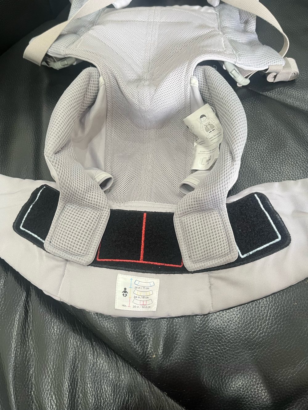 Địu Ergobaby Omni 360 Cool Air Mesh, Pearl Grey (size: 3kg2->20kg~ 0->48m) - Ảnh 16