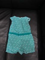 Set áo dài hồng phối quần lụa xanh tặng kèm bodysuit Obaibi màu xanh (size: 9→12m) - Ảnh 9