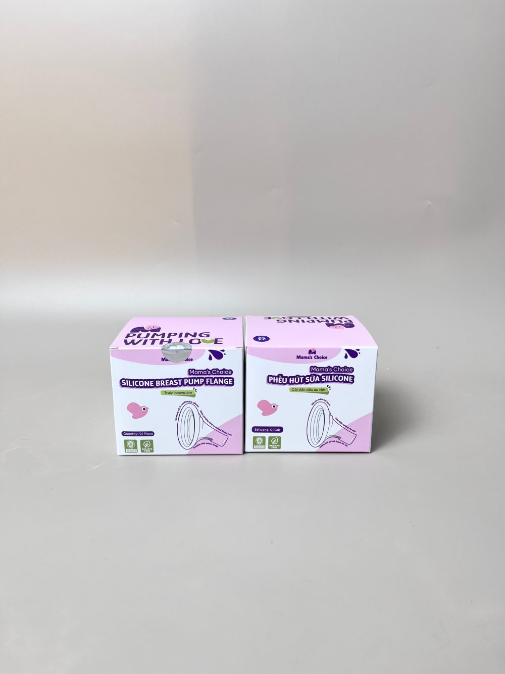 Set 2 phễu hút sữa silicone Mama’s Choice (size 24mm) - Ảnh 4
