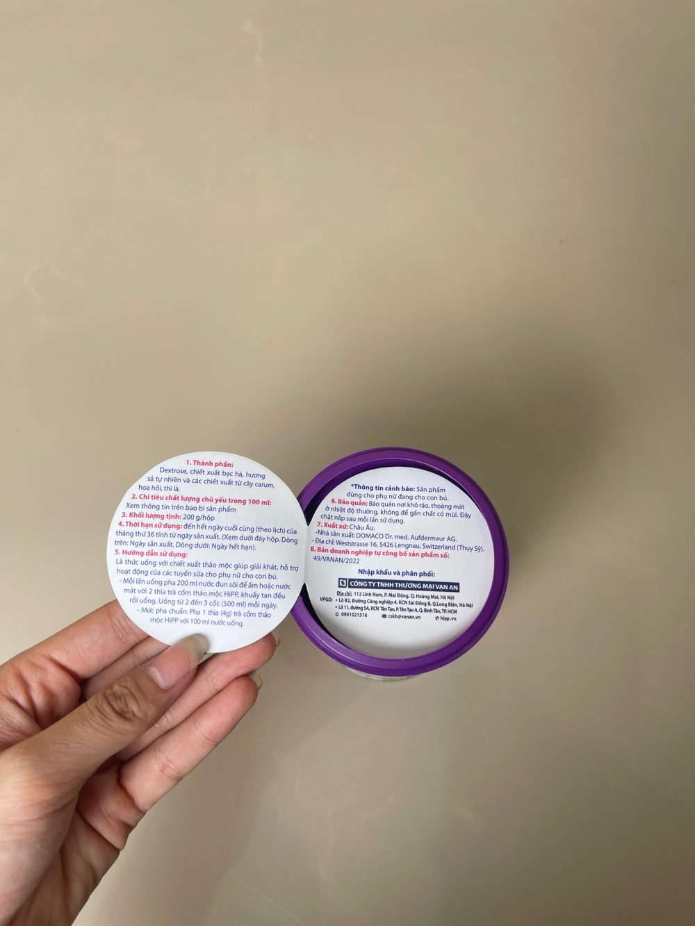 Trà cốm thảo mộc Hipp 200g (date 30/11/2027) - Ảnh 2