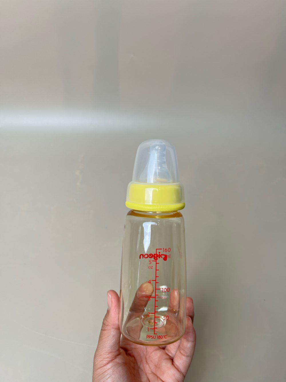 Set 2 bình sữa PPSU cổ hẹp Pigeon 160ml, 240ml ( no box) kèm núm ti size 4m+ - Ảnh 7