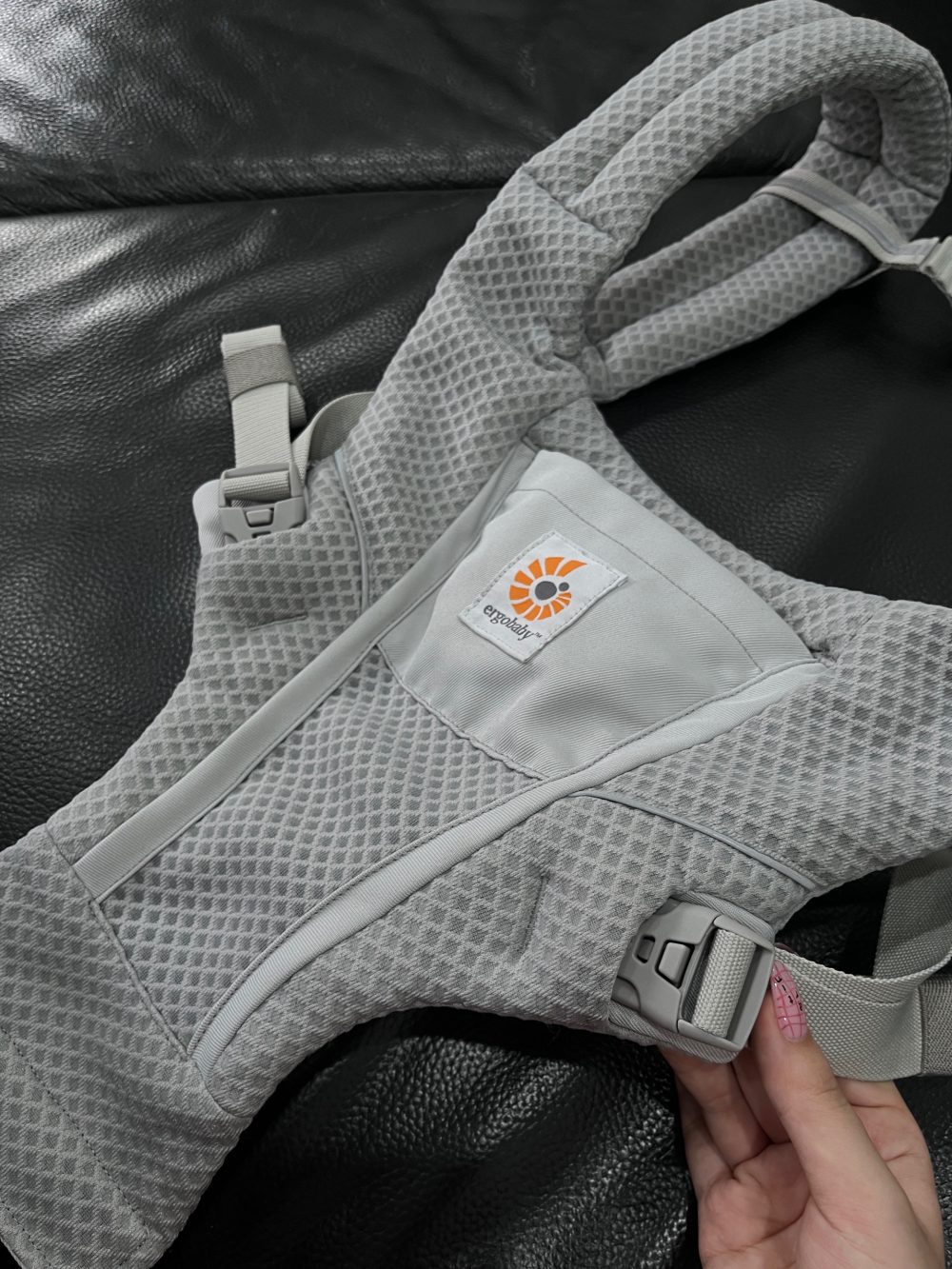 Địu Ergobaby Alta Hip Seat, Pearl Grey (4→48m~5.5→20.4kg) - Ảnh 6